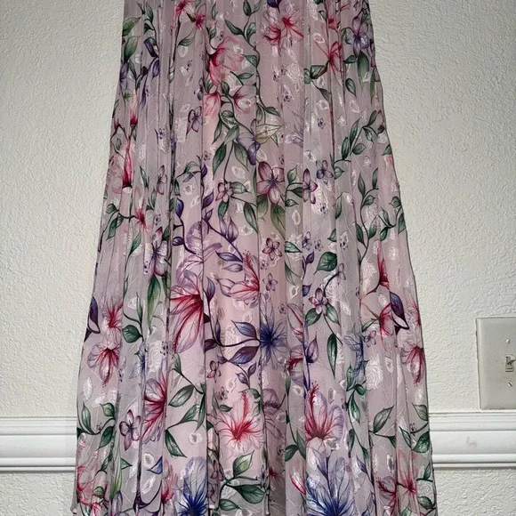 Marchesa NottePleated Blush Dress size 4
